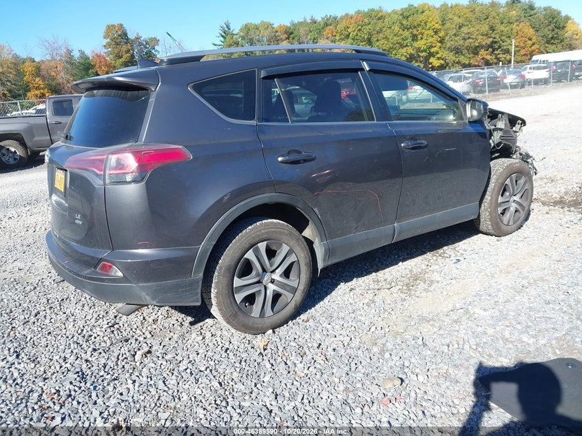 Vin: jtmbfrev9hj709810, lot: 46889948, toyota rav4 le 20174