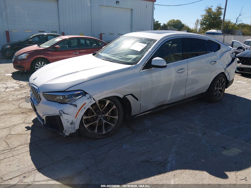 Vin: 5uxcy6c02m9f24676, lot: 46889953, bmw x6 xdrive40i 20212