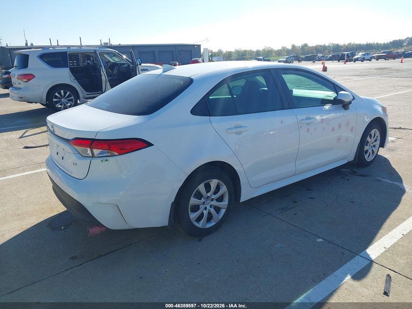 Vin: 5yfb4mde0sp286855, lot: 46889955, toyota corolla le 20254