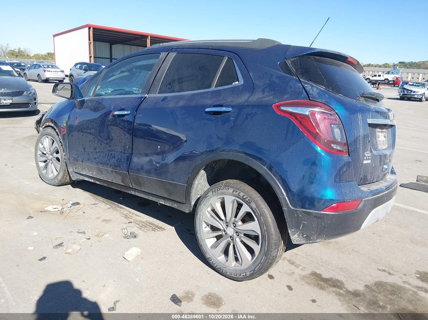 Vin: kl4cjasb0kb900896, lot: 46889959, buick encore fwd preferred 20193