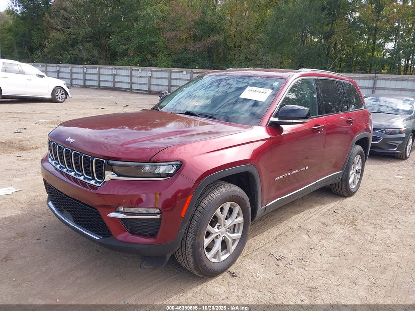 Vin: 1c4rjhbg2pc528046, lot: 46889963, jeep grand cherokee limited 4x4 20232
