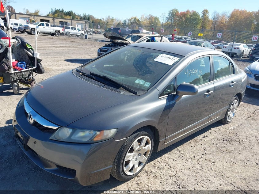 Vin: 2hgfa1f52ah321598, lot: 46889972, honda civic lx 20102