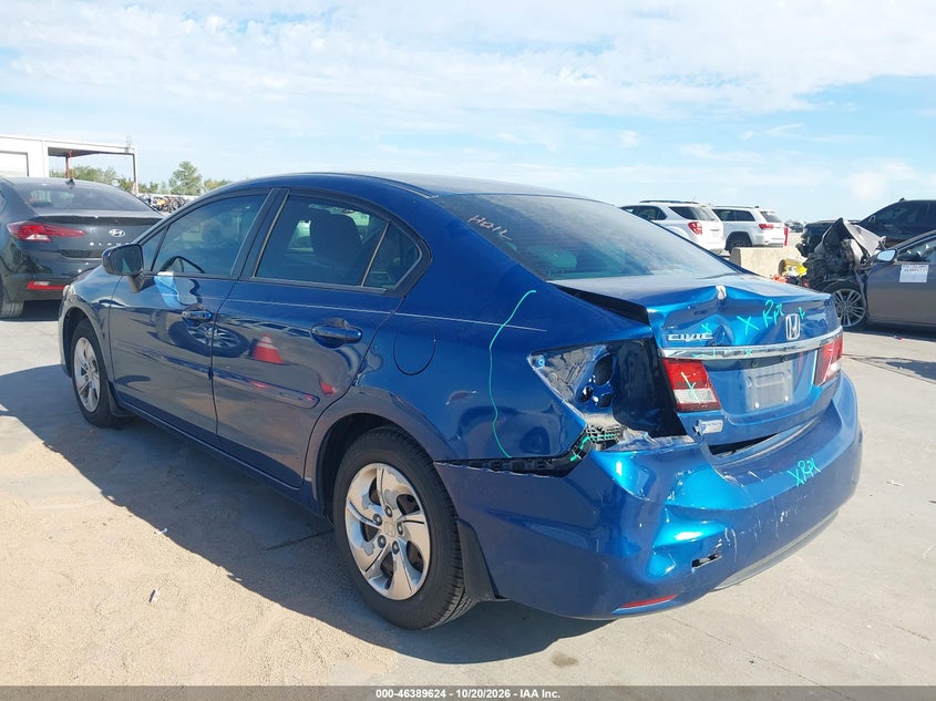 Vin: 2hgfb2f54eh514313, lot: 46889982, honda civic lx 20143