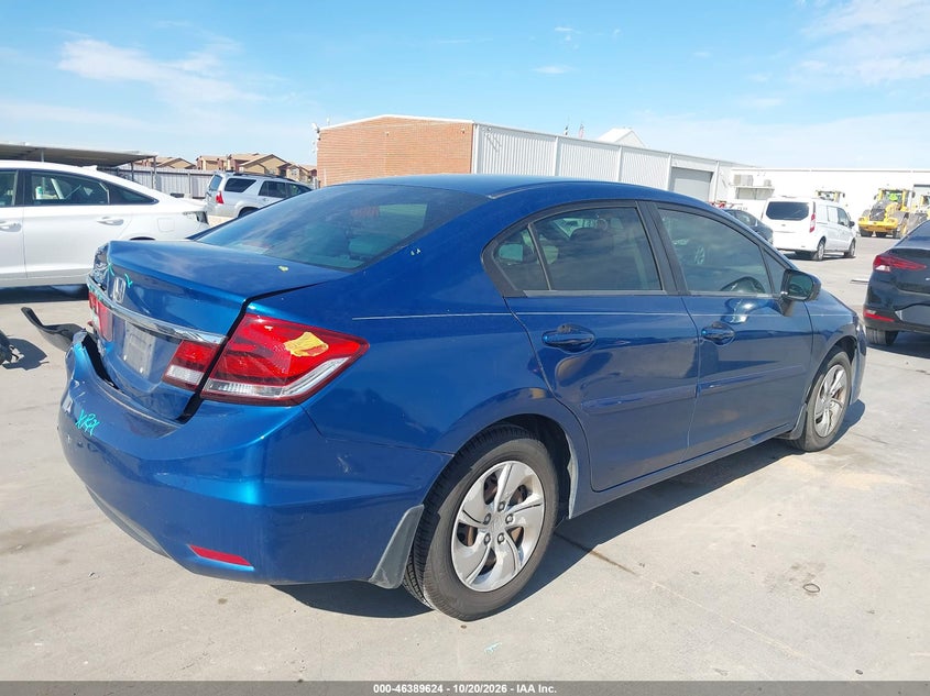 Vin: 2hgfb2f54eh514313, lot: 46889982, honda civic lx 20144
