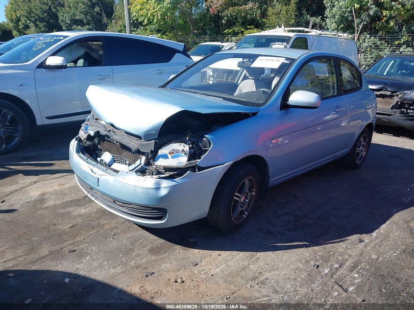 2011 Hyundai Accent Gs, Front End, IAAI, VIN KMHCM3AC6BU199493 — photo 2