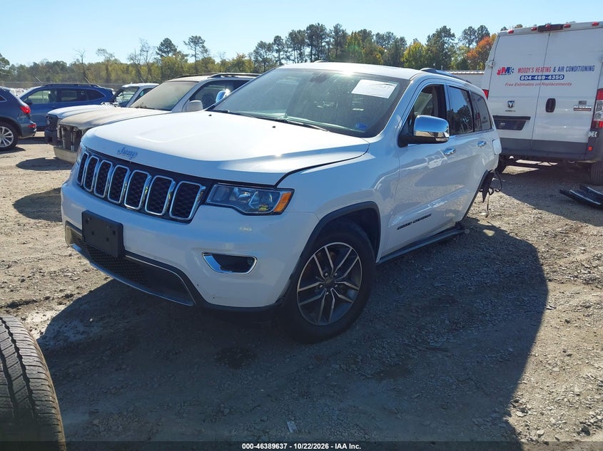 Vin: 1c4rjfbg2mc769573, lot: 46889995, jeep grand cherokee limited 4x4 20212