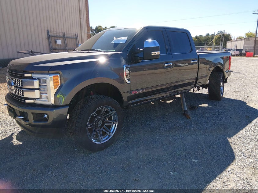 Vin: 1ft7w2bt9hed82785, lot: 46890154, ford f-250 platinum 20172