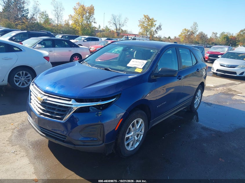 Vin: 3gnaxheg6pl158495, lot: 46890233, chevrolet equinox fwd ls 20232