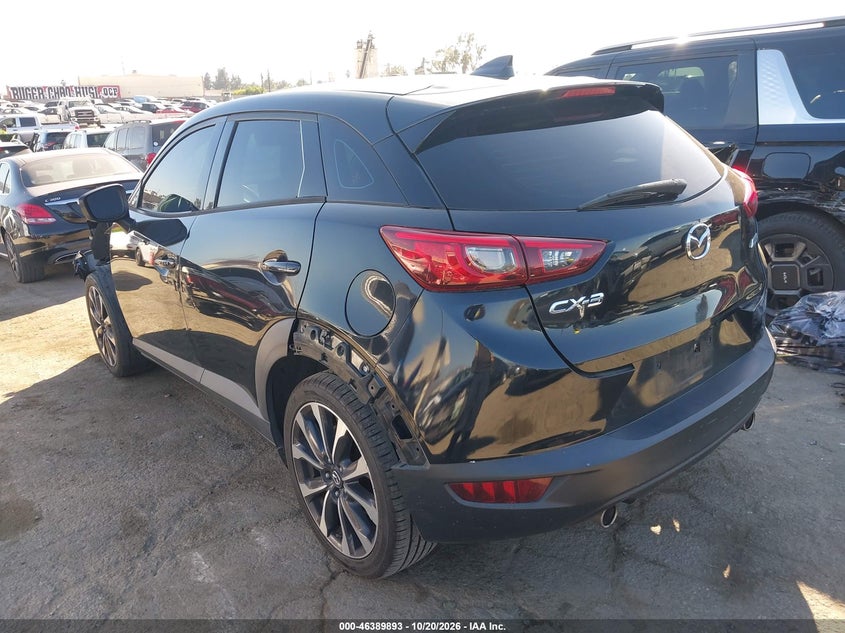 Vin: jm1dkdc70k0421571, lot: 46890251, mazda cx-3 touring 20193
