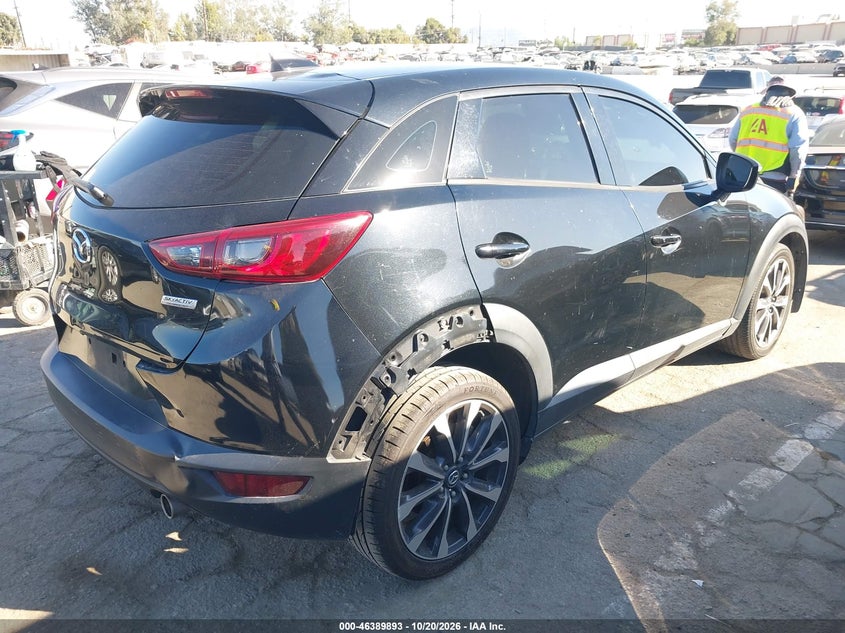 Vin: jm1dkdc70k0421571, lot: 46890251, mazda cx-3 touring 20194