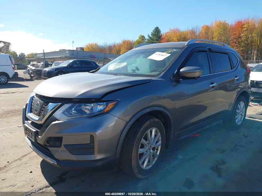 2017 Nissan Rogue Sv, Front End, IAAI, VIN JN8AT2MV1HW281820 — photo 2