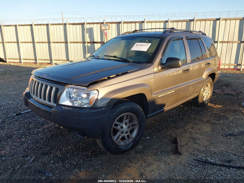 2004 Jeep Grand Cherokee Laredo, Rear, IAAI, VIN 1J4GW48S64C366277 — photo 2