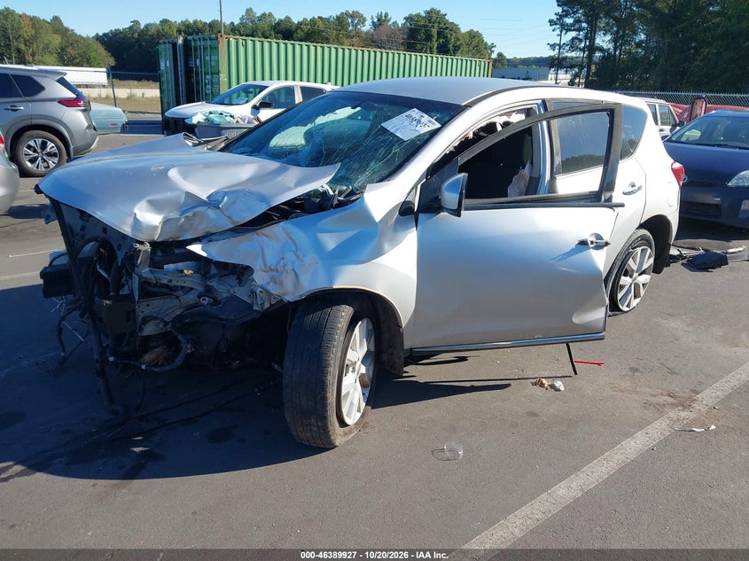 2011 Nissan Murano S, Front End, IAAI, VIN JN8AZ1MW9BW150207 — photo 2