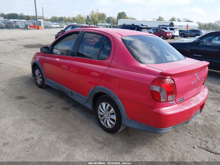 TOYOTA ECHO 2002 VIN JTDBT123X20224232