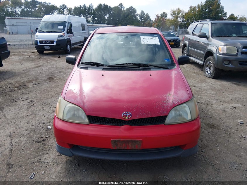 TOYOTA ECHO 2002 VIN JTDBT123X20224232
