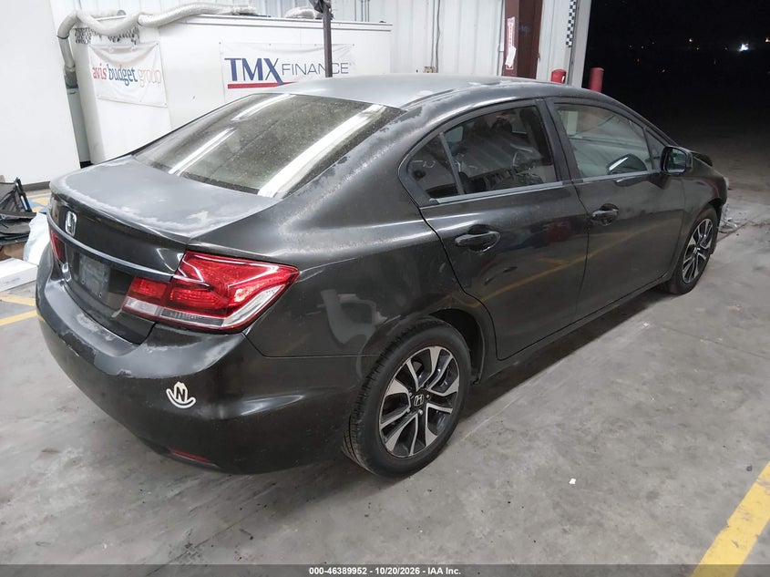 Vin: 19xfb2f81de038170, lot: 46890310, honda civic ex 20134
