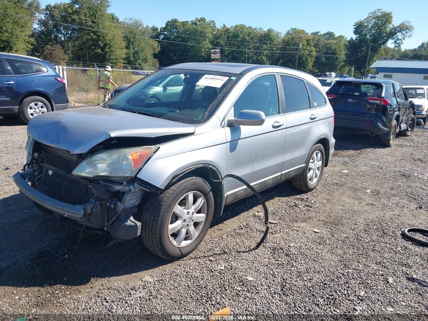 2008 Honda Cr-V Ex-L, Неизвестно, IAAI, VIN 5J6RE38738L001613 — фото 2