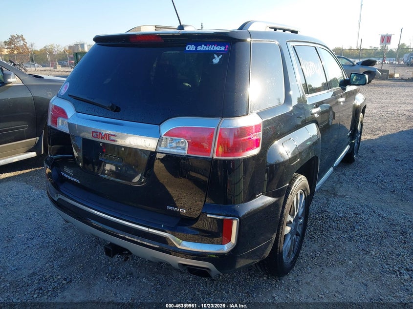 Vin: 2gkflve38h6196794, lot: 46890319, gmc terrain denali 20174