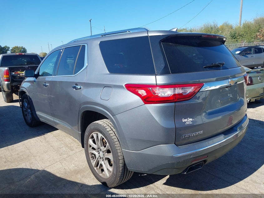 Vin: 1gnerkkw8mj233253, lot: 46890323, chevrolet traverse fwd premier 20213