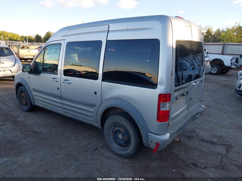 Vin: nm0ks9cn0ct105605, lot: 46890343, ford transit connect xlt premium 20123