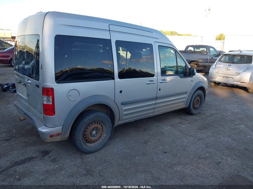 Vin: nm0ks9cn0ct105605, lot: 46890343, ford transit connect xlt premium 20124