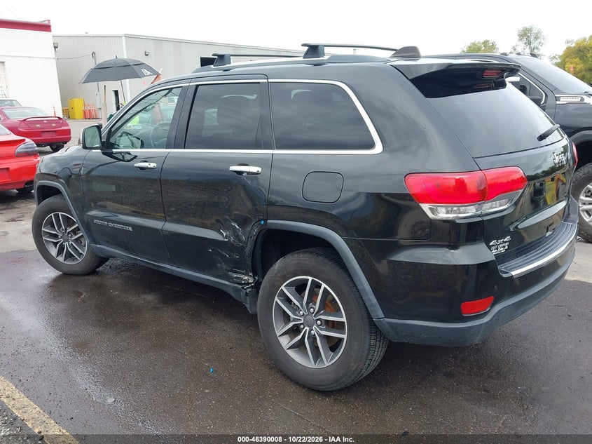 Vin: 1c4rjfbg0kc833817, lot: 46890366, jeep grand cherokee limited 4x4 20193
