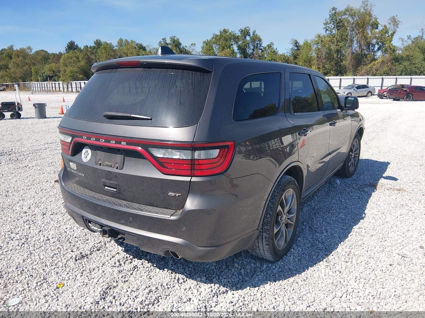 Vin: 1c4rdhdg2lc266446, lot: 46890410, dodge durango gt plus rwd 20204