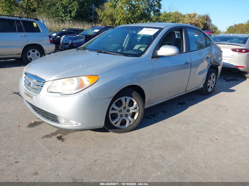 Vin: kmhdu4ad5au112023, lot: 46890429, hyundai elantra gls 20102