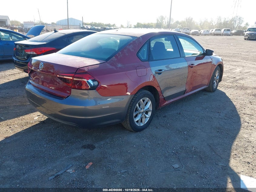 Vin: 1vwaa7a36jc009317, lot: 46890445, volkswagen passat 2.0t r-line/2.0t s 20184