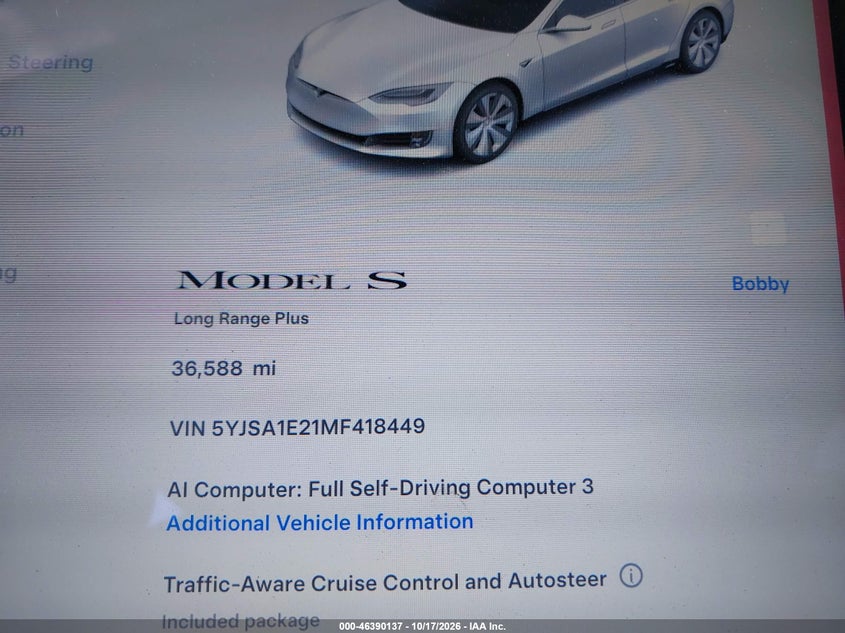 TESLA MODEL S - zdjęcie 15