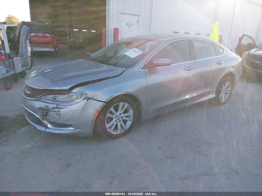 Vin: 1c3cccab2gn173574, lot: 46890501, chrysler 200 limited 20162