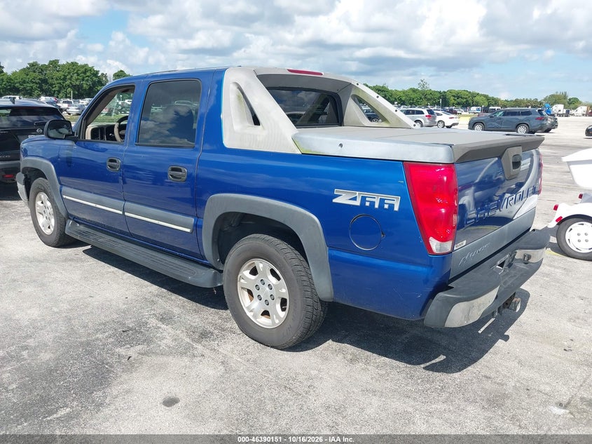 CHEVROLET AVALANCHE 1500 2003 VIN 3GNEC13T23G330500