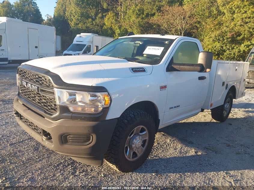 Vin: 3c7wr4aj6ng163109, lot: 46890645, ram 2500 tradesman  4x2 8' box 20222