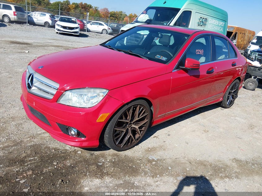 Vin: wddgf8bb9ar098314, lot: 46890647, mercedes-benz c 300 luxury 4matic/sport 4matic 20102