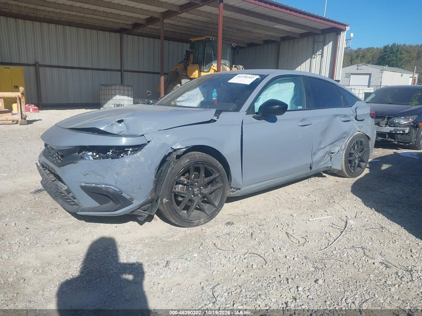 2022 Honda Civic Sport, Rollover, IAAI, VIN 19XFL2H82NE013497 — photo 2