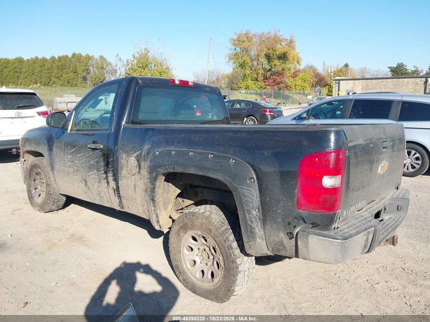 Vin: 1gcncpex9dz382834, lot: 46890679, chevrolet silverado 1500 work truck 20133