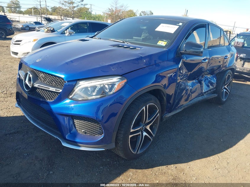 Vin: 4jged6eb9ha084151, lot: 46890680, mercedes-benz amg gle 43 coupe 4matic 20172