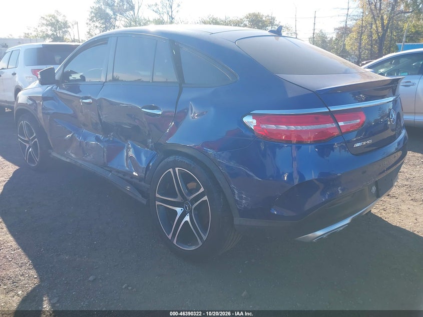 Vin: 4jged6eb9ha084151, lot: 46890680, mercedes-benz amg gle 43 coupe 4matic 20173