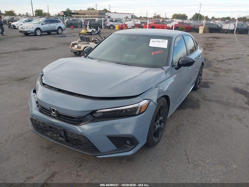 Vin: 2hgfe2f55nh541964, lot: 46890685, honda civic sport 20222