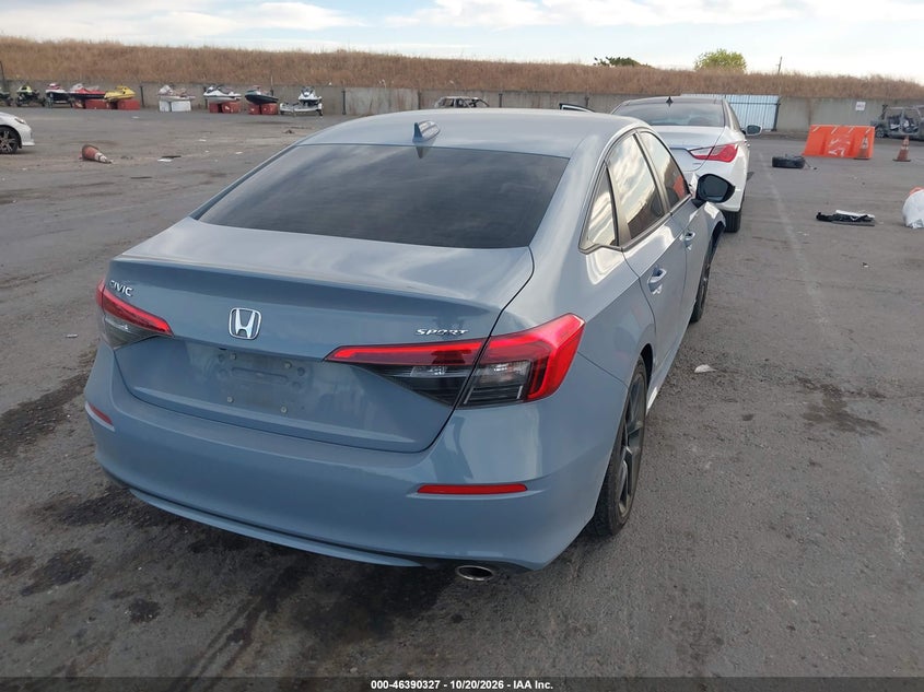 Vin: 2hgfe2f55nh541964, lot: 46890685, honda civic sport 20224