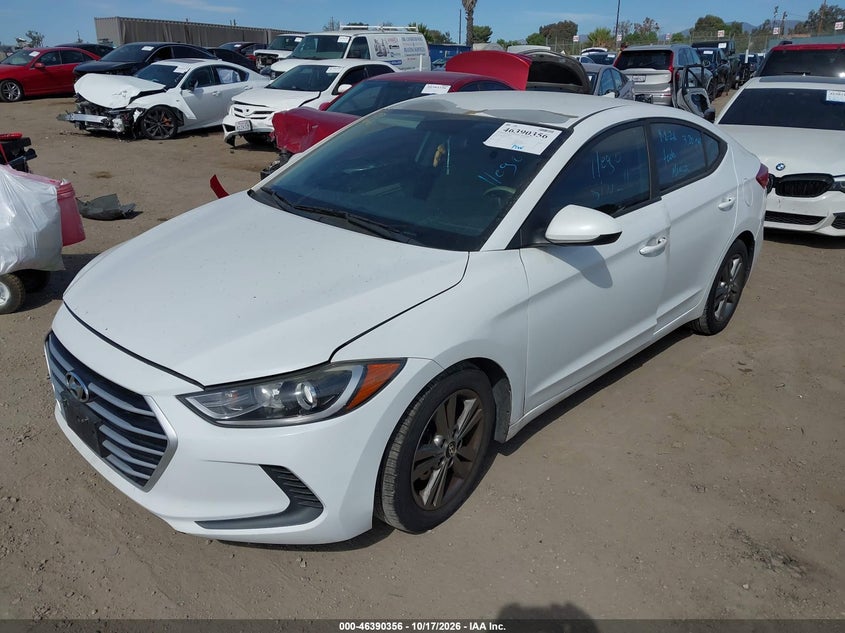 Vin: 5npd84lf0hh016313, lot: 46890715, hyundai elantra se 20172