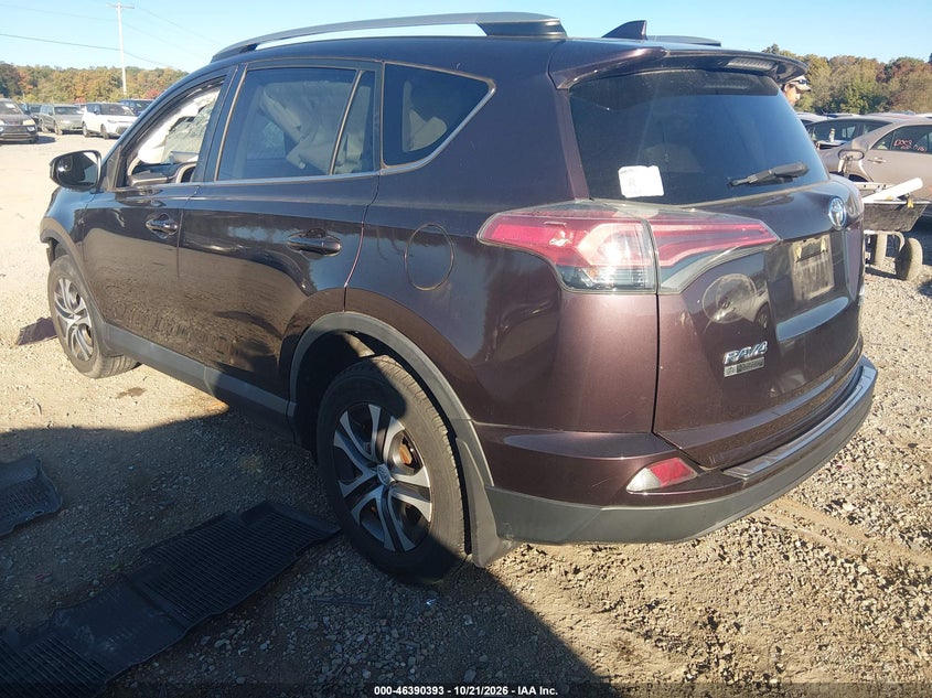 Vin: 2t3bfrev2hw641674, lot: 46890751, toyota rav4 le 20173