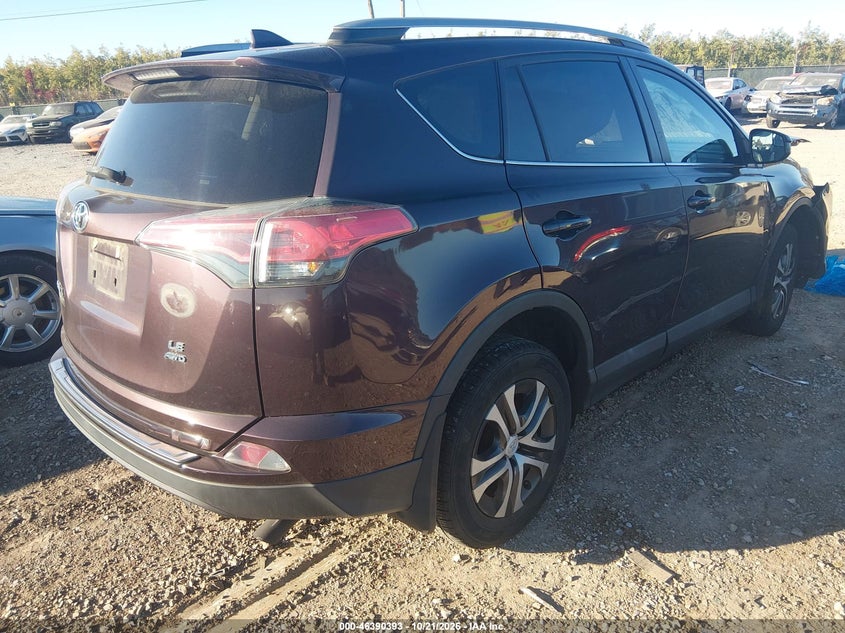 Vin: 2t3bfrev2hw641674, lot: 46890751, toyota rav4 le 20174