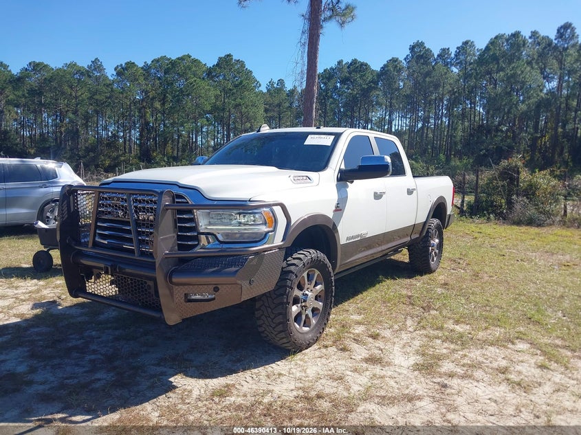 2019 Ram 2500 Longhorn 4X4 6'4 Box, Flood, IAAI, VIN 3C6UR5GL3KG643419 — photo 2