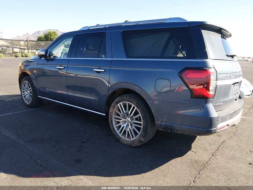 Vin: 1fmjk1mt6nea19201, lot: 46890779, ford expedition platinum max 20223
