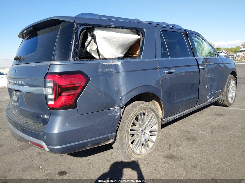 Vin: 1fmjk1mt6nea19201, lot: 46890779, ford expedition platinum max 20224