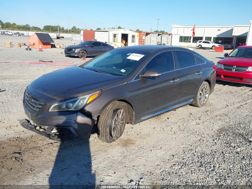 Vin: 5npe34af9gh318977, lot: 46890810, hyundai sonata sport 20162