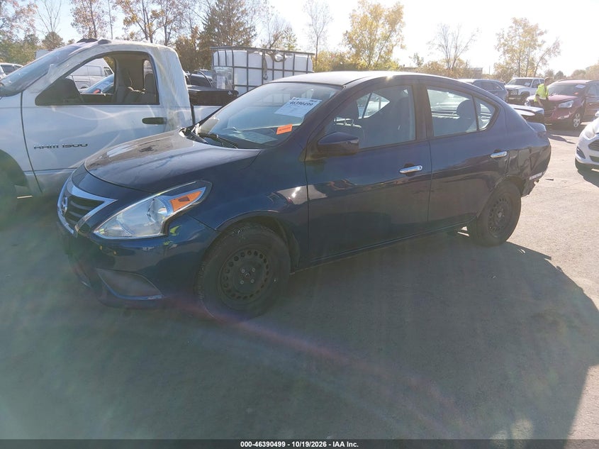 2018 Nissan Versa 1.6 Sv, Удар сзади, IAAI, VIN 3N1CN7AP4JL865290 — фото 2