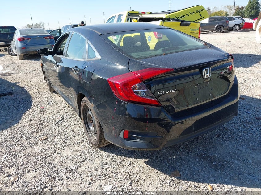 Vin: 19xfc2f57je022053, lot: 46891009, honda civic lx 20183
