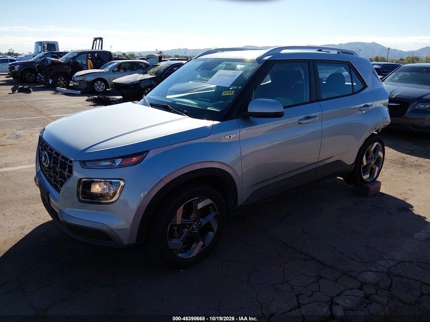 Vin: kmhrc8a38mu073066, lot: 46891026, hyundai venue sel 20212